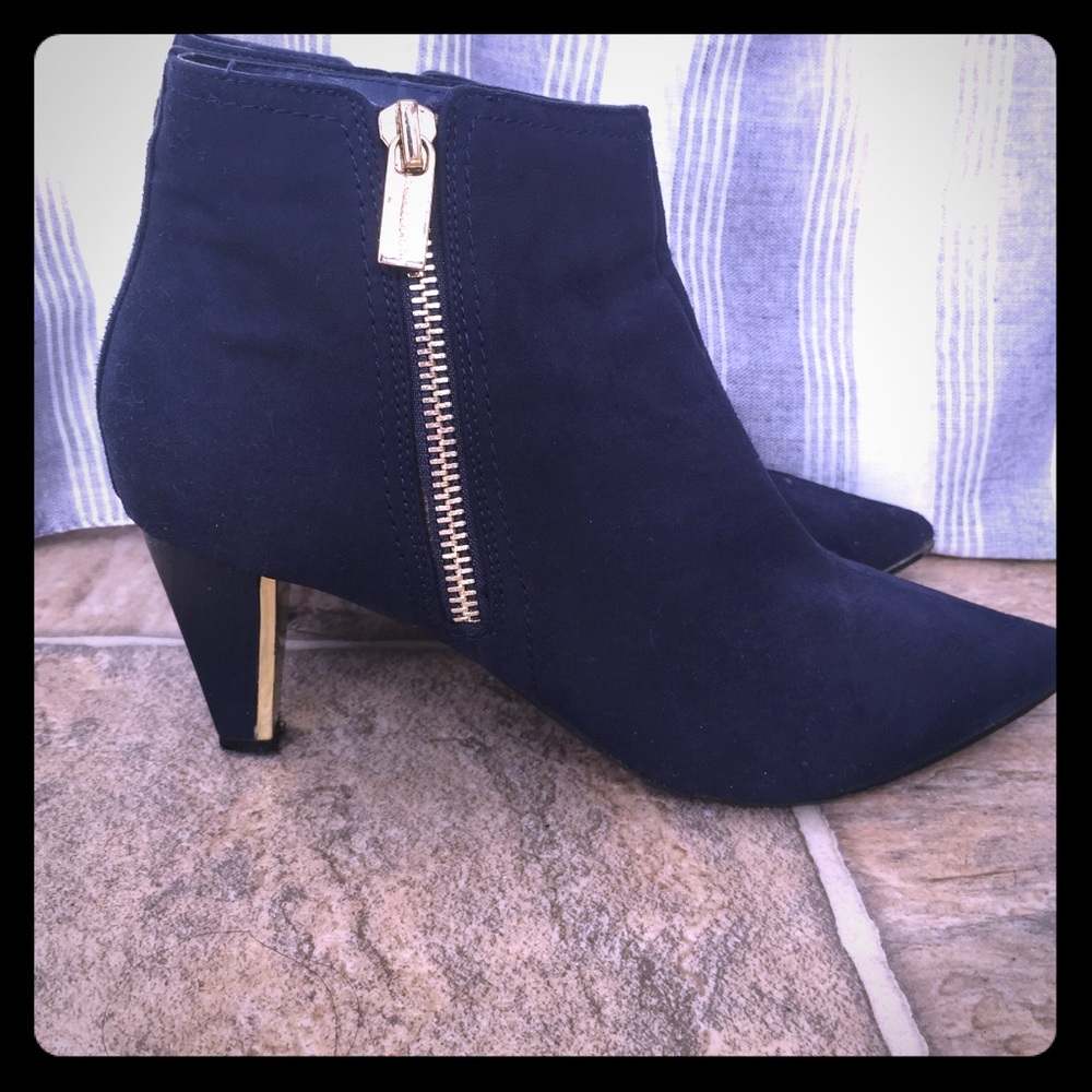 (Sold) Suede Ankle Boot Heels